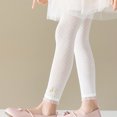 thumbnail image 4 of ZACPNCV Little Girls Fishnet Tights Princess Hollow Out Footed Leggings Toddler Dancing Pantyhose Uniform Stockings White 3-4 Years, 4 of 8