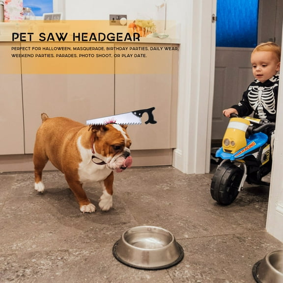 IBASETOY  Pet Hat with Funny Design and Comfortable Material for Festival Use Silver Size S