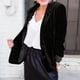 thumbnail image 1 of Pntutb Mujeres Cozy Retro Manga Larga Terciopelo Botones Sólidos Pokets Chaqueta Cardigan Abrigo Suelto Top Liquidación Pntutb Pntutb-1881, 1 of 5