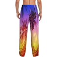 thumbnail image 3 of Bingfone Palm Trees At Sunset Mens All Over Print Sleep Pajama Pants-Medium, 3 of 9