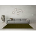 thumbnail image 3 of Ahgly Company Machine Washable Indoor Rectangle Abstract Yellow Contemporary Area Rugs, 5' x 8', 3 of 4