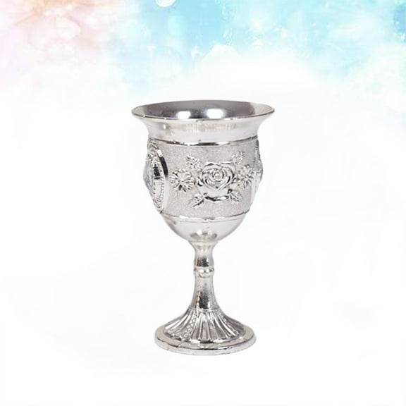 RENACLIPY Unbreakable Silver Wine Goblet Premium Alloy for Any Beverage