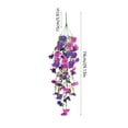 thumbnail image 3 of Fmbmuo Outdoor Artificial Hanging Flowers Lifelike Pansy Plants for Courtyard Garden Patio Balcony Decor Home Decor Wall Decor,Multicolor, 3 of 5