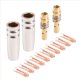 thumbnail image 3 of 14 Piezas 15AK Accesorios de Antorcha de Soldadura Consumibles 0,6 mm Soporte de Boquilla de Gas de Antorcha MIG de 15AK MIG, 3 of 5