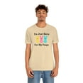 thumbnail image 4 of Im Just Here for my Peeps Easter Shirt Unisex Jersey Short Sleeve Tee, 4 of 10