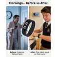 thumbnail image 3 of Reloj despertador vibratorio RITHEM, silencioso e impermeable, 3 of 8