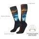 thumbnail image 4 of Balery Red And Blue Fire Cat Calcetines novedosos Calcetines deportivos Calcetines hasta la rodilla Calcetines de algodón Calcetines originales y geniales, 4 of 6