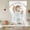 White, variant on Beige Farm Animals Balloon Curtains for Living Room/French Door, Cow Farmhouse Tie Up Curtains 63 Inch Length Energy Saving Kitchen Curtains Shades for Windows 42"x63"