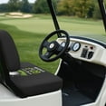 thumbnail image 4 of POLERO 2PCS Golf Cart Seat Covers, I Like My Golf Breathable Front and Rear Seat Cushion Cover Fits for Ezgo Club Car Golfcart Original Regular Seats, No Stapler, 4 of 8