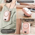thumbnail image 5 of Portable Neck Fan, Handheld Mini Fan Small Personal Fan, Hand Held Fan USB Rechargeable Eyelash Fan for Kids Girls Boys Woman Man Home Outdoor T, 5 of 5