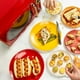 thumbnail image 3 of Nostalgia Retro Compact Countertop Microwave Oven - 0.7 Cu. Ft. - 700-Watts with LED Digital Display - Child Lock - Easy Clean Interior - Red, 3 of 5