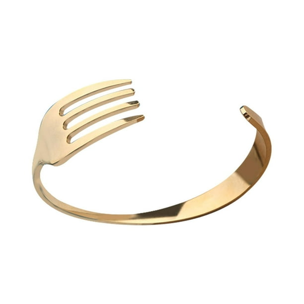 Horquilla de acero inoxidable Pulsera Regalo Pareja C Tipo Pulsera Abierta
