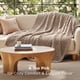 thumbnail image 2 of Manta Bedsure GentleSoft de Franela y Forro Polar Marrón para Cama Individual 150x200 cm, 2 of 9