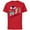 Red, variant on Disney Mickey Mouse Family Star Bro of the Birthday Kid - Short Sleeve Cotton T-Shirt for Adults - Customized-Black
