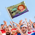 thumbnail image 4 of Tal como lo Contó Ginger Bandera impresa con temática, regalo perfecto para fanáticos, amigos y familiares, y adecuada para actividades al aire libre e interiores, decoraciones de fiesta. 60*90CM, 4 of 6
