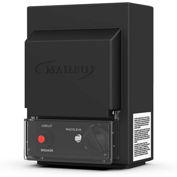 Malibu 120w Transformer With Photo Eye Plastic Cover For Low Voltage Landscape Lighting 120v Input 12v Output Com Malibu 120w Transformer With Photo Eye, Malibu Outdoor Lighting Transformer