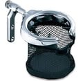 thumbnail image 2 of Kuryakyn 1462 Motorcycle Handlebar Accessory: Universal Drink/Cup Holder with Mesh Basket for Clutch/Brake Perch Mount, Chrome, 2 of 2