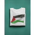 thumbnail image 3 of Flag Of Palestine Sweatshirt Men -Image by Shutterstock, Male 4X-Large, 3 of 4