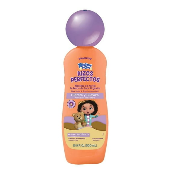 Shampoo Ricitos de Oro rizos perfectos hidrata y suaviza 500 ml