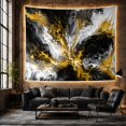 thumbnail image 4 of Fluid Art Marble With Like, Mystical Fantasy for Space Lovers, Galaxy Room Decor Statement Accent, Housewarming Gift, Tapestry Wall Hanging for Bedroom and Dorm, 4 of 5