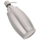 thumbnail image 5 of GOOHOCHY Dispensador de jabón y loción ovalado de metal para baño y cocina (plateado), 5 of 8
