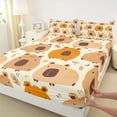 thumbnail image 3 of Castle Fairy Cute Capybara Twin Sheet Sets for Children Teens,Kawaii Animal Bedding, 3 of 7