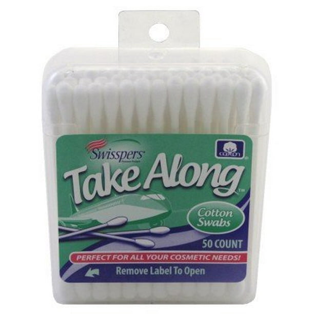 Swisspers Take Along Swab Size 50ct Swisspers Take Along Swabs 50ct