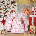 thumbnail image 4 of Fuzoiu Baby Salamander Print Christmas Gift Bag,Burlap Gift Bag with Drawstring Closure & Hang Tag,Perfect for Holidays, Birthdays, and Special Occasions-Small, 4 of 4