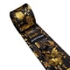 thumbnail image 4 of Set de corbatas Barry.Wang de seda floral negra y dorada, 150 cm, 4 of 7