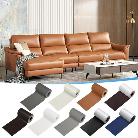 mtvxesu Self-Adhesive Faux Leather Repair Kit 50 X 160 Cm For Car Seats, Furniture, Sofas, Jackets, 1 Patch