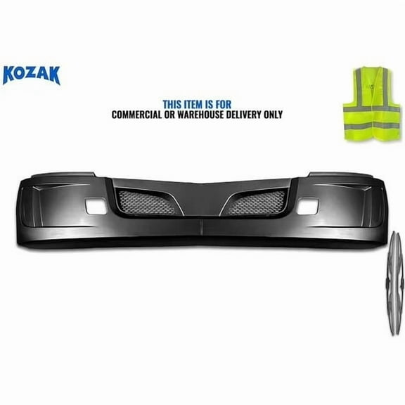 Complete Front Bumper Outer Paint without Fog Lamp Hole (9 parts) Compatible with 579 2022 