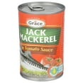 thumbnail image 3 of (2 pack) Grace Jack Mackerel in Tomato Sauce 15 oz Can, Rich in Omega-3, High in Protein, Low-Calorie Option, 3 of 12