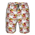 thumbnail image 3 of Balery Santa Claus bells Traje de Baño Estilo Hawaiano para Hombre, Shorts de Secado Rápido con Bolsillos-XX-Large, 3 of 6