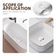 thumbnail image 3 of GOOHOCHY Colector de cabello para desagüe de bañera y ducha, tapa y tapón para desagüe de bañera, colador de lavabo, rebosadero para bañera y ducha, tapón y tapón de agua para bañera., 3 of 8