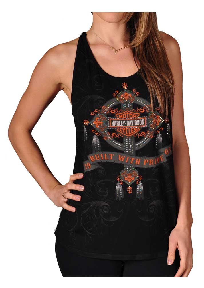 HarleyDavidson HarleyDavidson Women's Tank Top, Embellish Built
