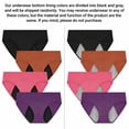 thumbnail image 4 of Loritta Women's Period Panties, 4-Pack Breathable Cotton Super Leak Proof Postpartum Underwear, Size XS-3XL, 4 of 8