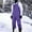 Purple, variant on Xdegoge Mens Snow Bibs Ski Pants Softshell Waterproof Insulated Snowboarding Overalls Winter Snowpants