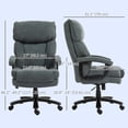 thumbnail image 3 of HOMCOM Big and Tall Office Chair, Up to 450 lbs. Executive Chair, 3 of 10