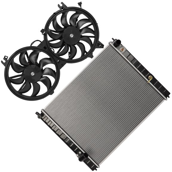 ECCPP Cooling Fan and Radiator Assembly Fits for INFINITI for EX35 2008-2009 for INFINITI for FX35 2009 13078 621-162,621840,674-50270,621162,76162,21481JK000,21481JK00A,21481JK600,21481JK60B