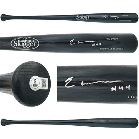 Elly De La Cruz Autographed Black Louisville Slugger Pro Stock Baseball Bat Cincinnati Reds "44" Beckett BAS Witness 230102