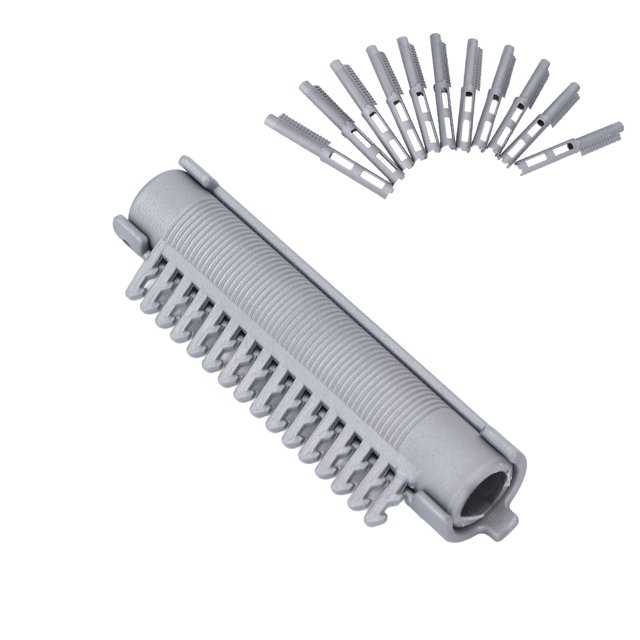 Hair Perming Rods, 12 Pieces Hollow Reduce Hair Damage Cold Wave Rods Ventilation Holes For Barbershop
