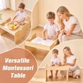 thumbnail image 3 of Montessori Weaning Table and Chair Set for Toddlers, Kids Furniture for Play, Dining & Crafts, Ideal for Boys and Girls Aged 1-3 Years, 3 of 6
