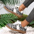 thumbnail image 6 of Domzle Women Retro Gum Sole Fashion Sneakers | PU Leather Classic Tennis Walking Shoes Anti Slip Trainers Black 37, 6 of 7