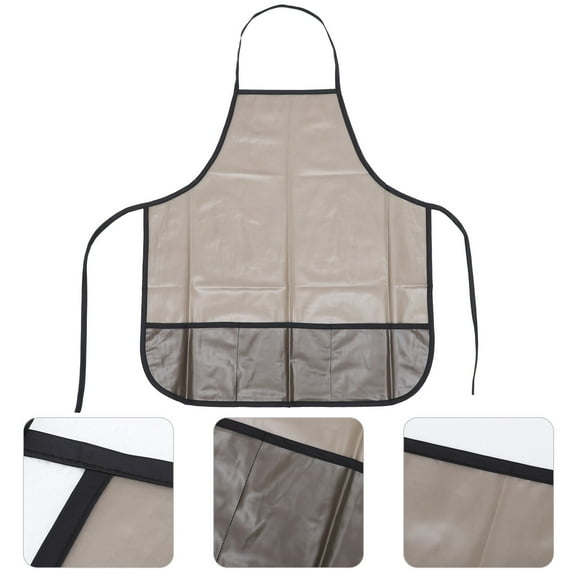 Yardwe Salon Use Hairdressing Cape PVC Washable Barbershop Owners 1Pcs