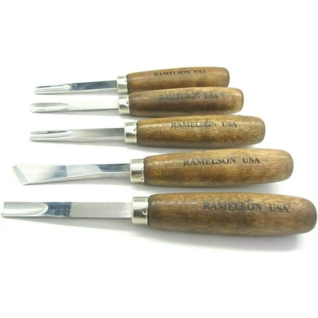 

5pc Large Wood Carving Gunsmithing Gouges Tool Set 120 Ramelson