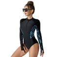 thumbnail image 3 of Traje de buceo para mujer, traje de baño transpirable para surf, accesorios para exteriores (negro L) Ndcxsfigh Para Estrenar, 3 of 9