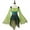 Green, variant on Medieval Dress for Women Long Lace Up Bell Sleeve Square Collar Renaissance Asymmetrical Skirt Green 2XL