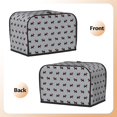 thumbnail image 3 of Yiaed Polka Dot Christmas Dog Print Two Slice Bread Machine Cover, Universal Size Kitchen Appliance Cover for Bread Machine,Bread Machine Cover, 3 of 7