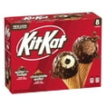 thumbnail image 4 of Kit Kat Frozen Dairy Dessert Cones, Wafer with Fudge & Chocolate, 8 Count, 4 of 10