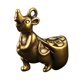 thumbnail image 1 of LLavero de ratón colgante, Mini estatuilla de ratón, regalo Feng Shui, decoración de escritorio, estatua de ratón de latón, adorno de casa de té, 1 of 9